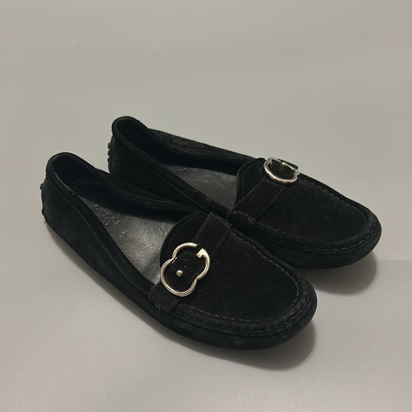 Gucci Suede Double G Loafers SIZE 7 - Picture 3 of 4